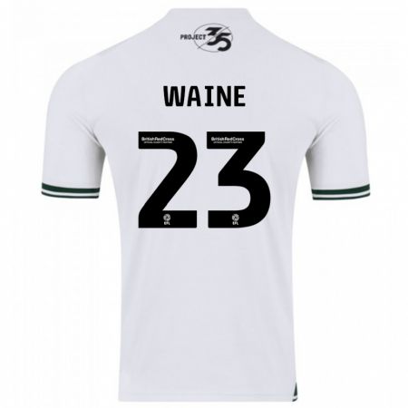 Kandiny Kinder Ben Waine #23 Weiß Auswärtstrikot Trikot 2023/24 T-Shirt