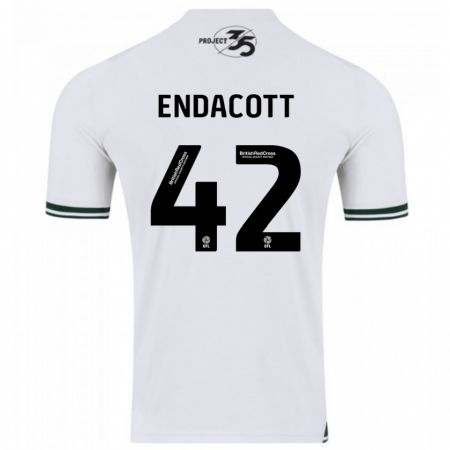 Kandiny Kinder Jack Endacott #42 Weiß Auswärtstrikot Trikot 2023/24 T-Shirt