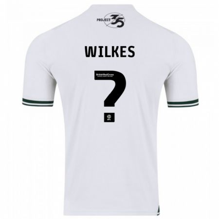 Kandiny Kinder Finley Wilkes #0 Weiß Auswärtstrikot Trikot 2023/24 T-Shirt