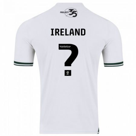 Kandiny Kinder Jensen Ireland #0 Weiß Auswärtstrikot Trikot 2023/24 T-Shirt