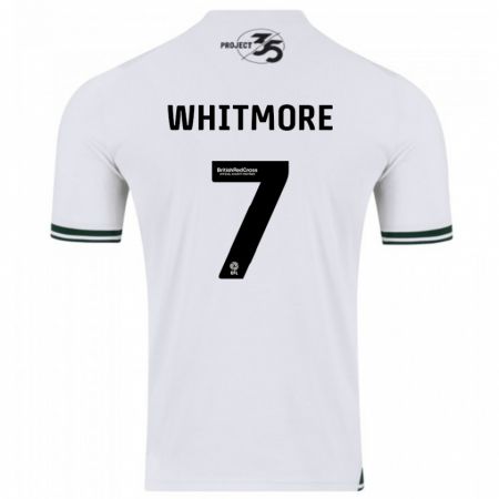 Kandiny Kinder Charlotte Whitmore #7 Weiß Auswärtstrikot Trikot 2023/24 T-Shirt