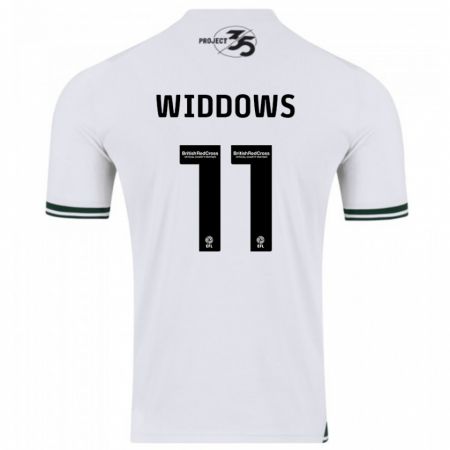 Kandiny Kinder Jade Widdows #11 Weiß Auswärtstrikot Trikot 2023/24 T-Shirt