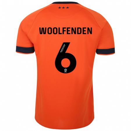 Kandiny Kinder Luke Woolfenden #6 Orangefarben Auswärtstrikot Trikot 2023/24 T-Shirt