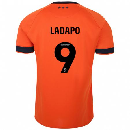 Kandiny Kinder Freddie Ladapo #9 Orangefarben Auswärtstrikot Trikot 2023/24 T-Shirt