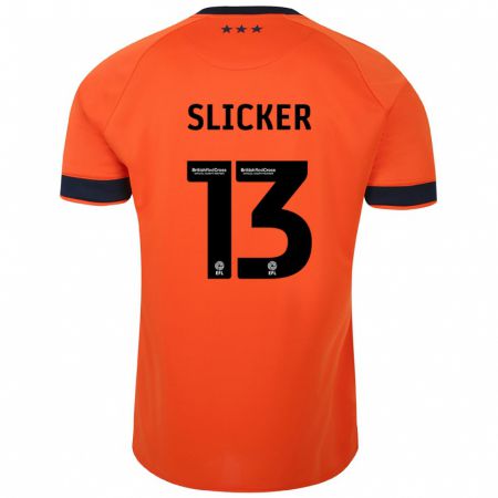 Kandiny Kinder Cieran Slicker #13 Orangefarben Auswärtstrikot Trikot 2023/24 T-Shirt