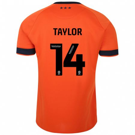Kandiny Kinder Jack Taylor #14 Orangefarben Auswärtstrikot Trikot 2023/24 T-Shirt