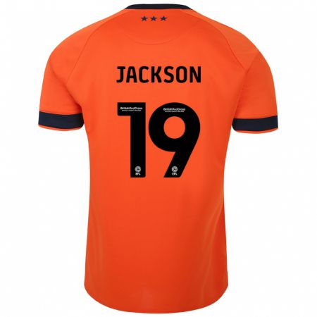 Kandiny Kinder Kayden Jackson #19 Orangefarben Auswärtstrikot Trikot 2023/24 T-Shirt