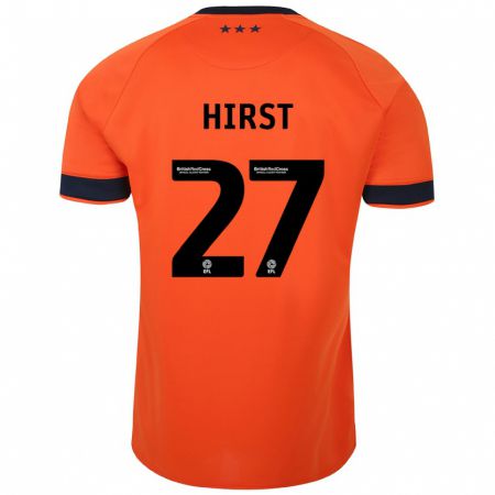 Kandiny Kinder George Hirst #27 Orangefarben Auswärtstrikot Trikot 2023/24 T-Shirt