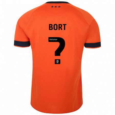 Kandiny Kinder Antoni Bort #0 Orangefarben Auswärtstrikot Trikot 2023/24 T-Shirt