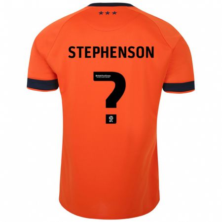 Kandiny Kinder Sean Stephenson #0 Orangefarben Auswärtstrikot Trikot 2023/24 T-Shirt