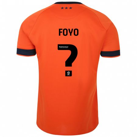 Kandiny Kinder Osman Foyo #0 Orangefarben Auswärtstrikot Trikot 2023/24 T-Shirt