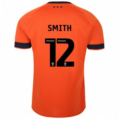Kandiny Kinder Olivia Smith #12 Orangefarben Auswärtstrikot Trikot 2023/24 T-Shirt