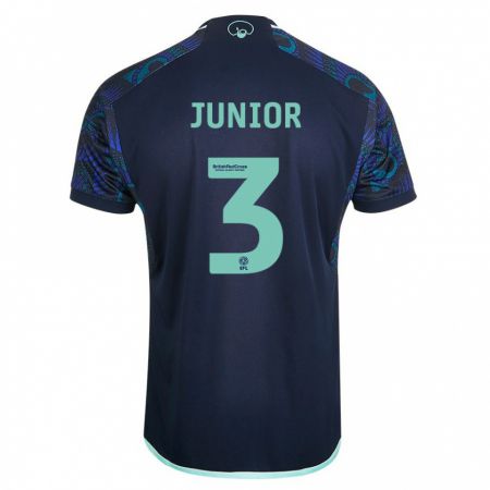 Kandiny Kinder Junior Firpo #3 Blau Auswärtstrikot Trikot 2023/24 T-Shirt