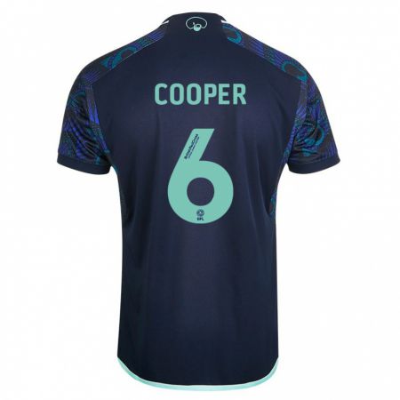 Kandiny Kinder Liam Cooper #6 Blau Auswärtstrikot Trikot 2023/24 T-Shirt