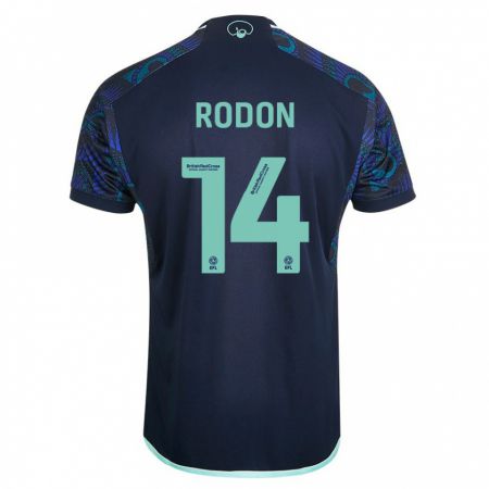 Kandiny Kinder Joe Rodon #14 Blau Auswärtstrikot Trikot 2023/24 T-Shirt