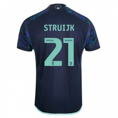 Kandiny Kinder Pascal Struijk #21 Blau Auswärtstrikot Trikot 2023/24 T-Shirt