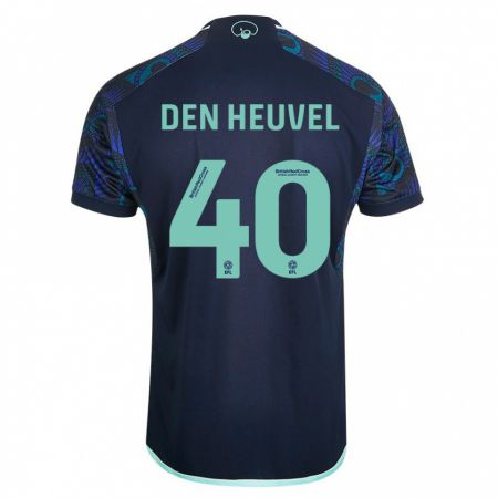 Kandiny Kinder Dani Van Den Heuvel #40 Blau Auswärtstrikot Trikot 2023/24 T-Shirt