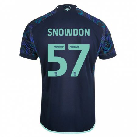 Kandiny Kinder Joe Snowdon #57 Blau Auswärtstrikot Trikot 2023/24 T-Shirt