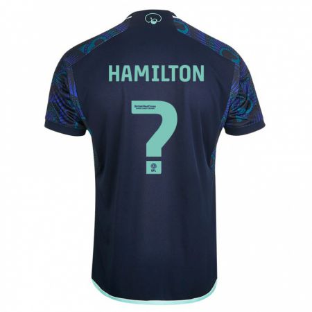Kandiny Kinder Joshua Hamilton #0 Blau Auswärtstrikot Trikot 2023/24 T-Shirt