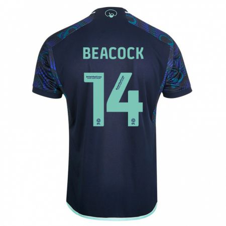 Kandiny Kinder Molly Beacock #14 Blau Auswärtstrikot Trikot 2023/24 T-Shirt