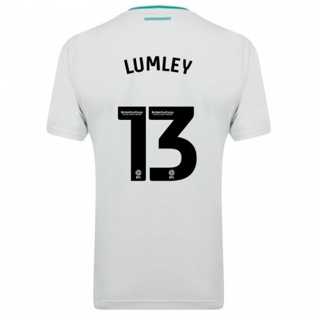 Kandiny Kinder Joe Lumley #13 Weiß Auswärtstrikot Trikot 2023/24 T-Shirt