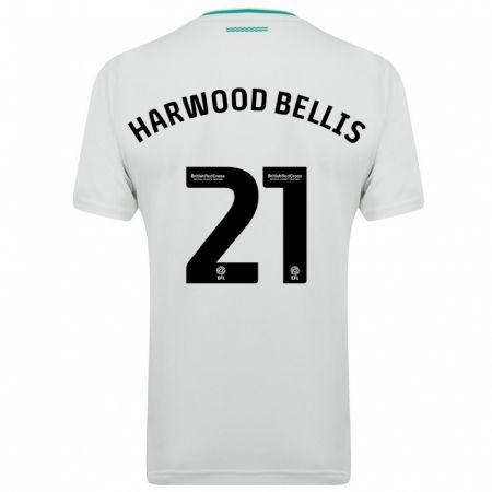 Kandiny Kinder Taylor Harwood-Bellis #21 Weiß Auswärtstrikot Trikot 2023/24 T-Shirt