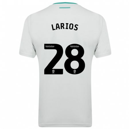 Kandiny Kinder Juan Larios #28 Weiß Auswärtstrikot Trikot 2023/24 T-Shirt
