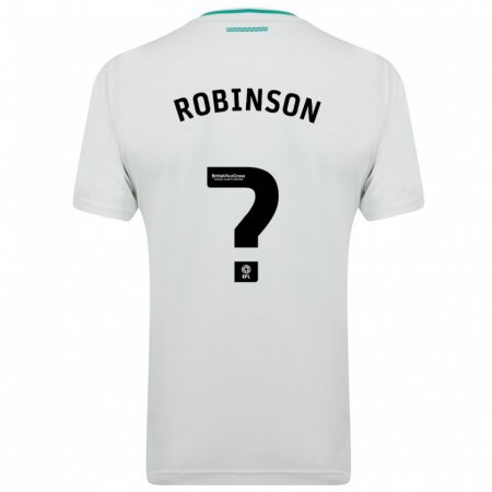 Kandiny Kinder Jay Robinson #0 Weiß Auswärtstrikot Trikot 2023/24 T-Shirt