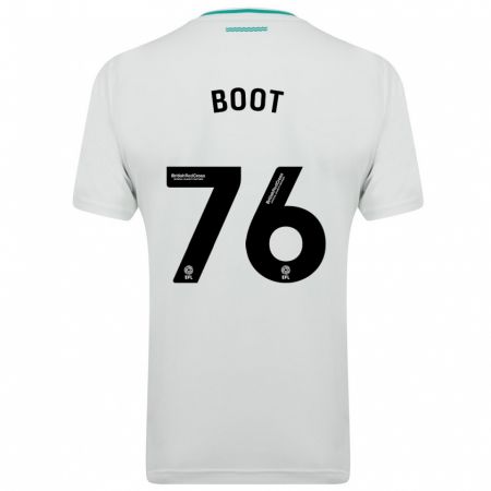 Kandiny Kinder Nathanael Boot #76 Weiß Auswärtstrikot Trikot 2023/24 T-Shirt
