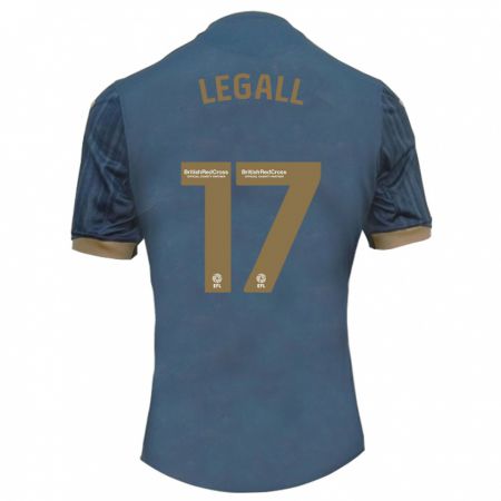 Kandiny Kinder Monet Legall #17 Dunkles Blaugrün Auswärtstrikot Trikot 2023/24 T-Shirt