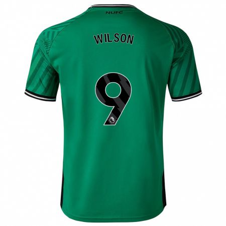 Kandiny Kinder Callum Wilson #9 Grün Auswärtstrikot Trikot 2023/24 T-Shirt