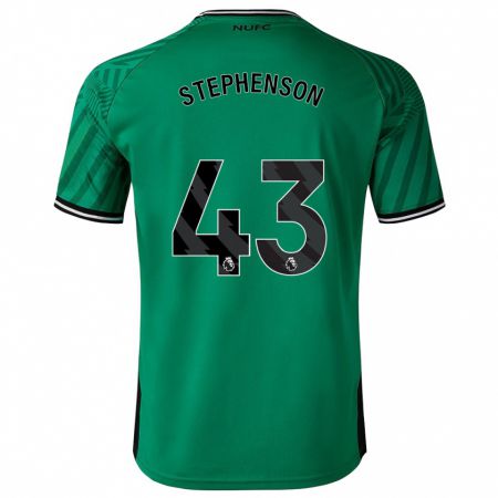 Kandiny Kinder Dylan Stephenson #43 Grün Auswärtstrikot Trikot 2023/24 T-Shirt