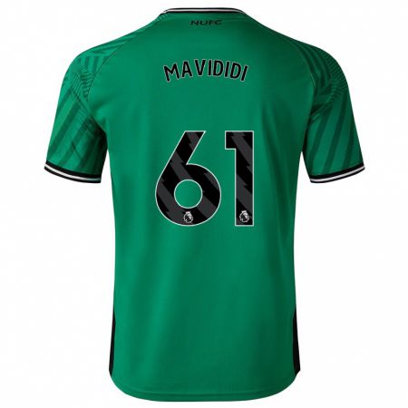 Kandiny Kinder Shaun Mavididi #61 Grün Auswärtstrikot Trikot 2023/24 T-Shirt