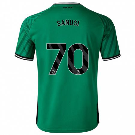 Kandiny Kinder Trevan Sanusi #70 Grün Auswärtstrikot Trikot 2023/24 T-Shirt