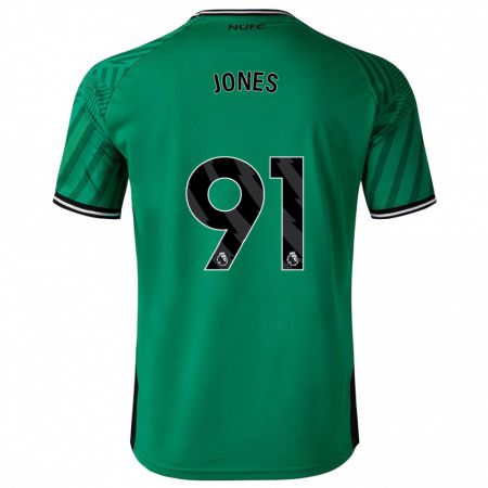 Kandiny Kinder Tyler Jones #91 Grün Auswärtstrikot Trikot 2023/24 T-Shirt