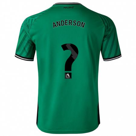Kandiny Kinder Will Anderson #0 Grün Auswärtstrikot Trikot 2023/24 T-Shirt