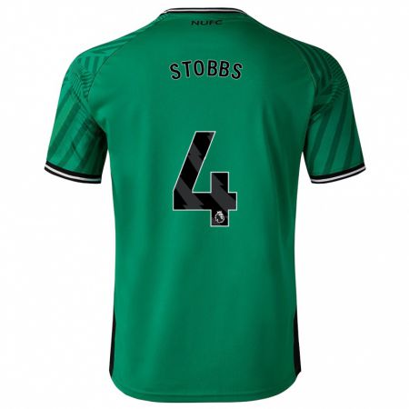 Kandiny Kinder Amber-Keegan Stobbs #4 Grün Auswärtstrikot Trikot 2023/24 T-Shirt