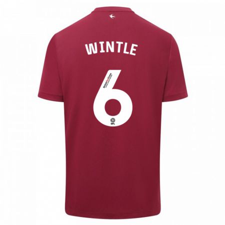 Kandiny Kinder Ryan Wintle #6 Rot Auswärtstrikot Trikot 2023/24 T-Shirt