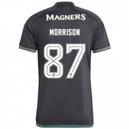 Kandiny Kinder Joe Morrison #87 Schwarz Auswärtstrikot Trikot 2023/24 T-Shirt