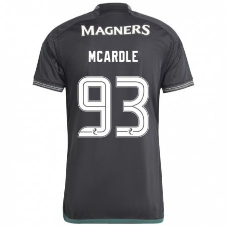 Kandiny Kinder Sean Mcardle #93 Schwarz Auswärtstrikot Trikot 2023/24 T-Shirt