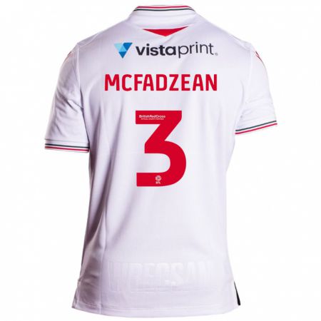 Kandiny Kinder Callum Mcfadzean #3 Weiß Auswärtstrikot Trikot 2023/24 T-Shirt