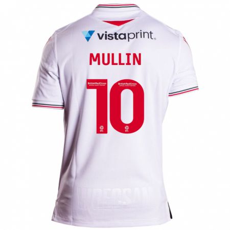 Kandiny Kinder Paul Mullin #10 Weiß Auswärtstrikot Trikot 2023/24 T-Shirt