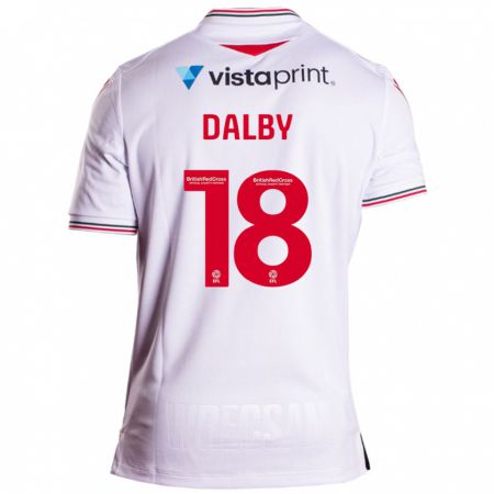 Kandiny Kinder Sam Dalby #18 Weiß Auswärtstrikot Trikot 2023/24 T-Shirt