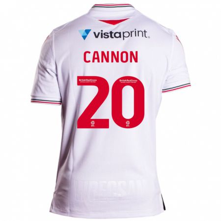 Kandiny Kinder Andy Cannon #20 Weiß Auswärtstrikot Trikot 2023/24 T-Shirt