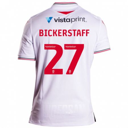 Kandiny Kinder Jake Bickerstaff #27 Weiß Auswärtstrikot Trikot 2023/24 T-Shirt