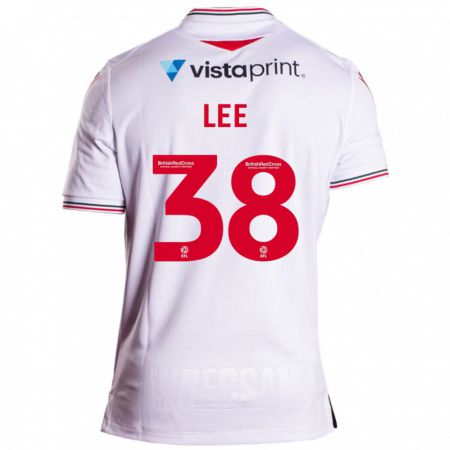 Kandiny Kinder Elliot Lee #38 Weiß Auswärtstrikot Trikot 2023/24 T-Shirt