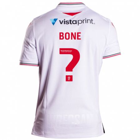 Kandiny Kinder Kai Bone #0 Weiß Auswärtstrikot Trikot 2023/24 T-Shirt