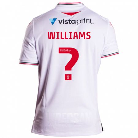 Kandiny Kinder Sam Williams #0 Weiß Auswärtstrikot Trikot 2023/24 T-Shirt