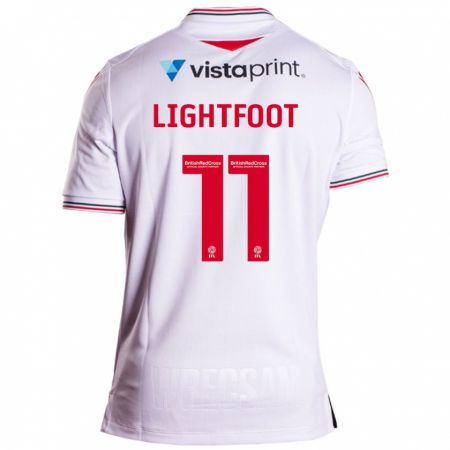 Kandiny Kinder Amber Lightfoot #11 Weiß Auswärtstrikot Trikot 2023/24 T-Shirt