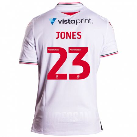 Kandiny Kinder Ruby Jones #23 Weiß Auswärtstrikot Trikot 2023/24 T-Shirt